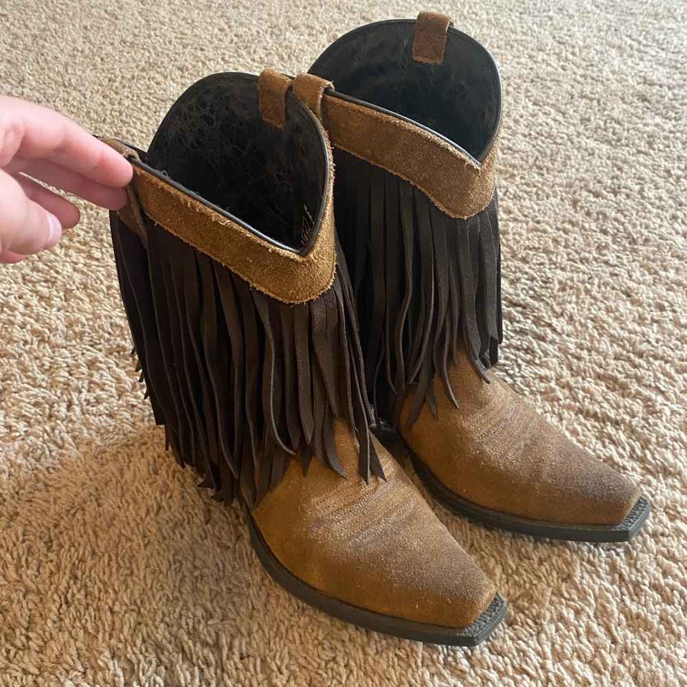 Ariat Gold Rush Fringe Boots